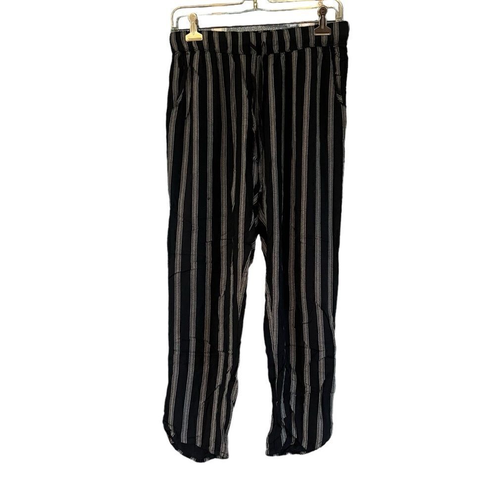 3 for‎ $30! American eagle black striped drawstring pants